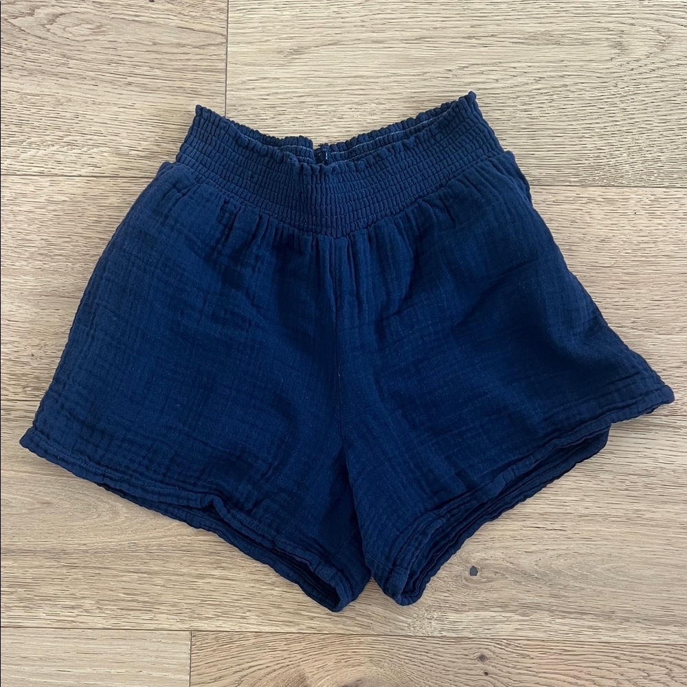 Michael Stars Gauze Navy Shorts